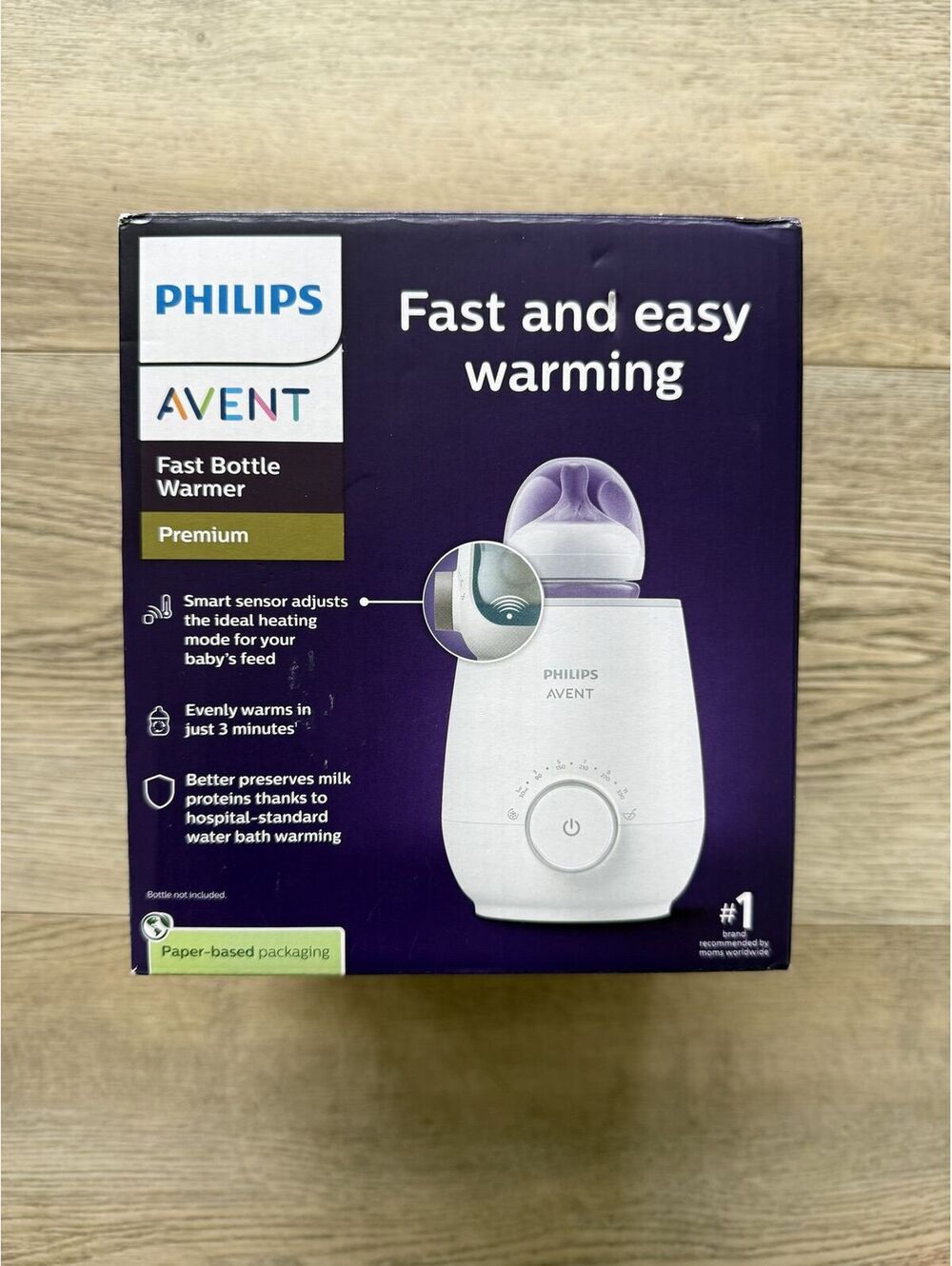 NEW! Philips Avent Fast Bottle Warmer Premium - Baby Bottle Heating and Warming - Picture 2 of 9